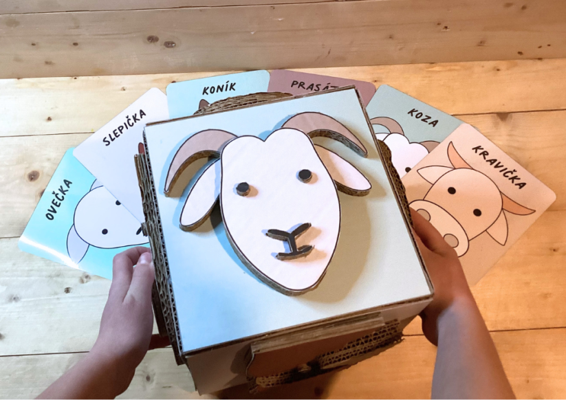 DOMÁCÍ ZVÍŘATA - HMATOVÉ HRY - PDF: POLOTOVAR 