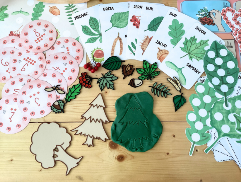 SKŘÍTCI OD JEŘABIN - senzorické hraní - PDF: POLOTOVAR 