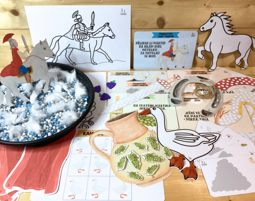 SVATÝ MARTIN - senzorické hraní - PDF: POLOTOVAR 