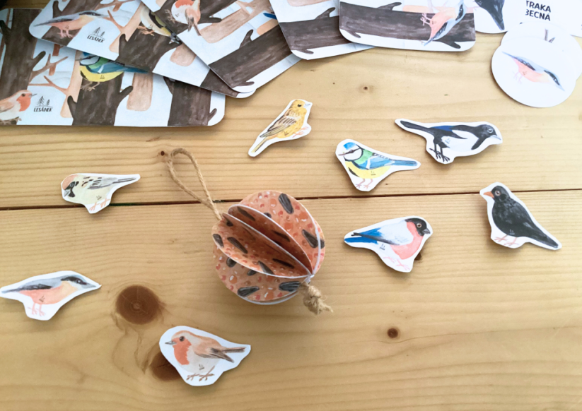 PTÁČCI NA KRMÍTKU - senzorické hraní - PDF: PDF