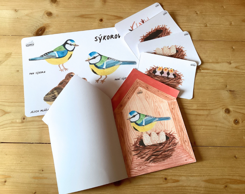 NÁVŠTĚVA U SÝKOREK - mini sada - PDF: PDF