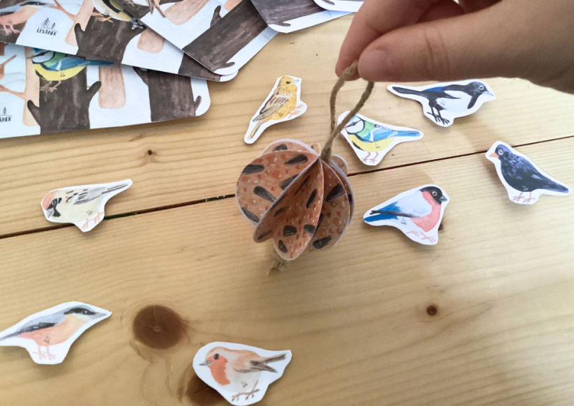 PTÁČCI NA KRMÍTKU - senzorické hraní - PDF: PDF