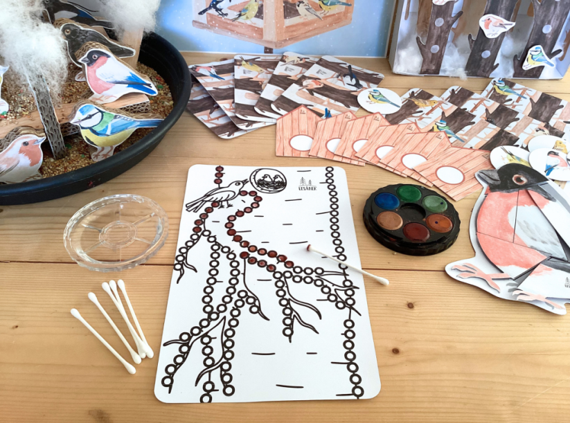 PTÁČCI NA KRMÍTKU - senzorické hraní - PDF: PDF