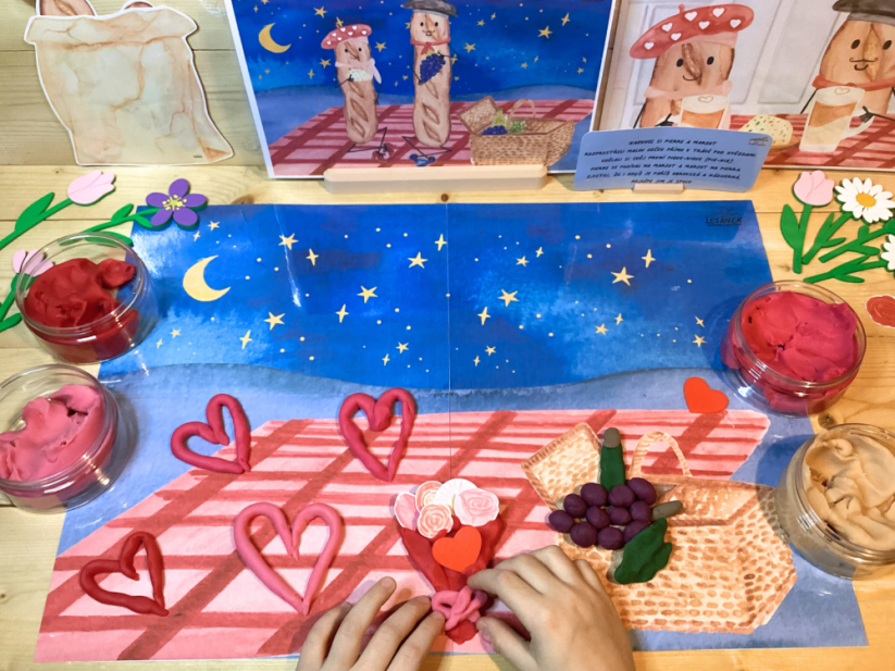 PIERRE A MARGOT VE MĚSTĚ LÁSKY- senzorické hraní - PDF: PDF