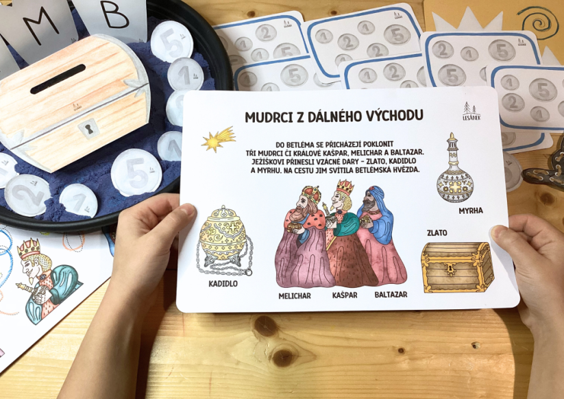 TŘÍKRÁLOVÉ PRANOSTIKY - SENZORICKÉ HRANÍ - PDF: POLOTOVAR 