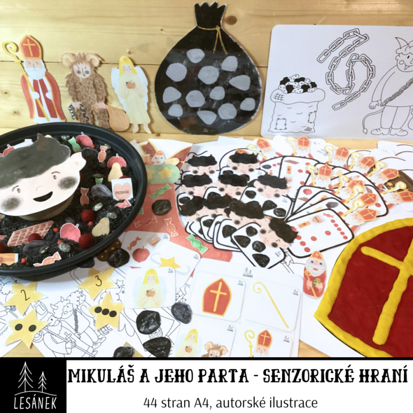 MIKULÁŠ A JEHO PARTA - senzorické hraní - PDF: PDF