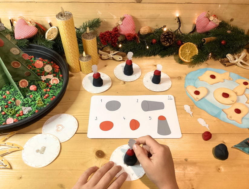 VÁNOČNÍ ZVYKY A TRADICE - SENZORICKÉ HRANÍ - PDF: PDF