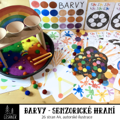BARVY - senzorické hraní
