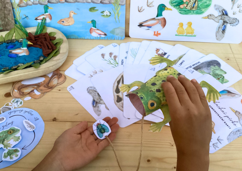 U RYBNÍKA - senzorické hraní