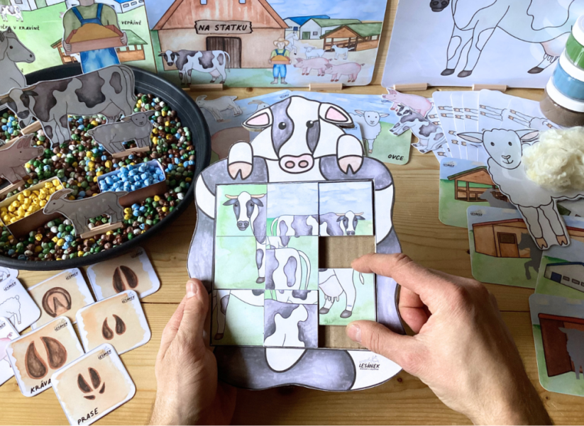 NA STATKU - senzorické hraní - PDF: POLOTOVAR 