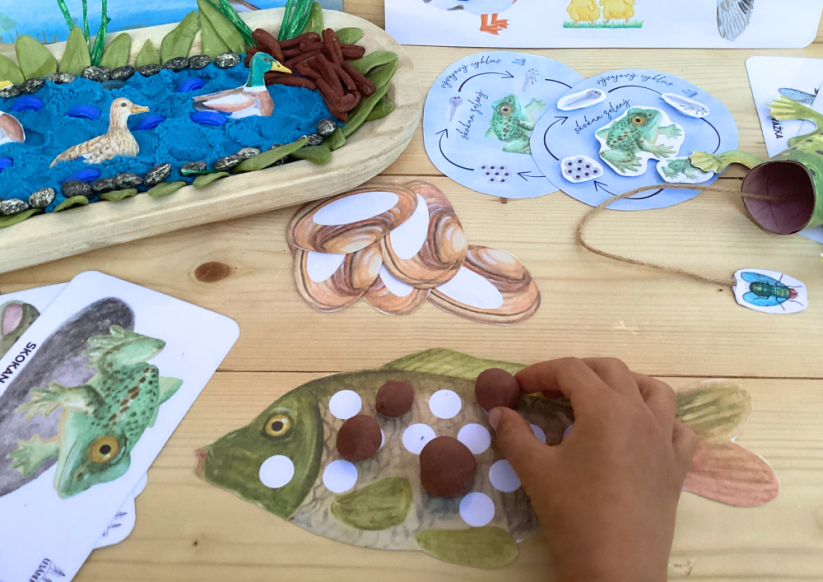 U RYBNÍKA - senzorické hraní