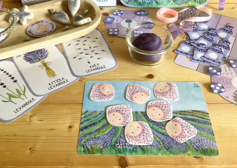 LEVANDULKY - senzorické hraní