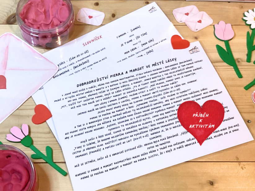 PIERRE A MARGOT VE MĚSTĚ LÁSKY- senzorické hraní - PDF: PDF