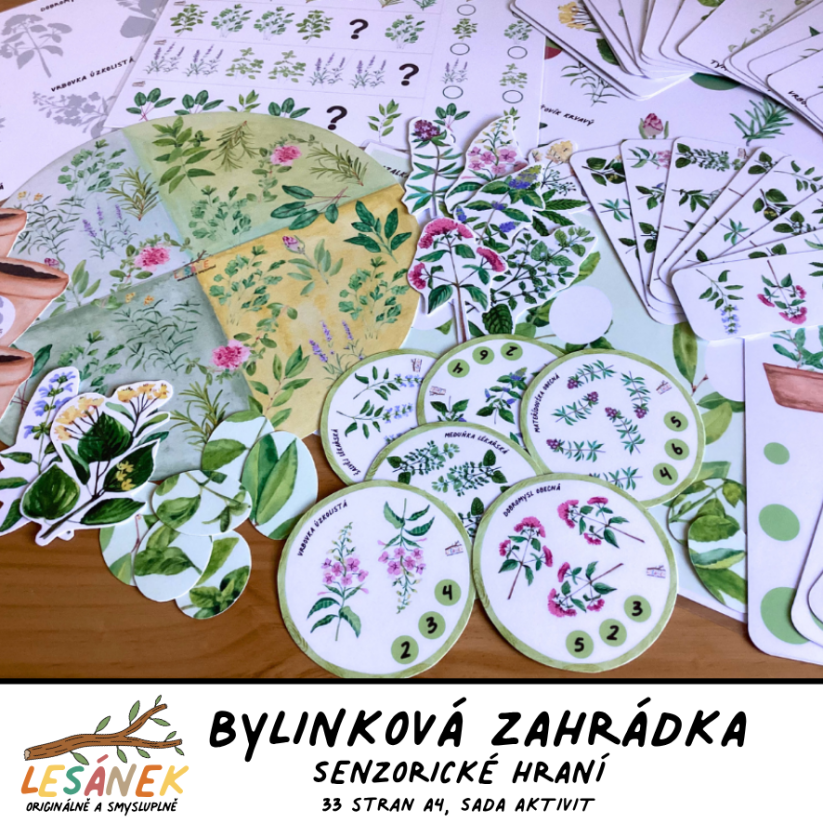 BYLINKOVÁ ZAHRÁDKA - SENZORICKÉ HRANÍ - PDF: PDF