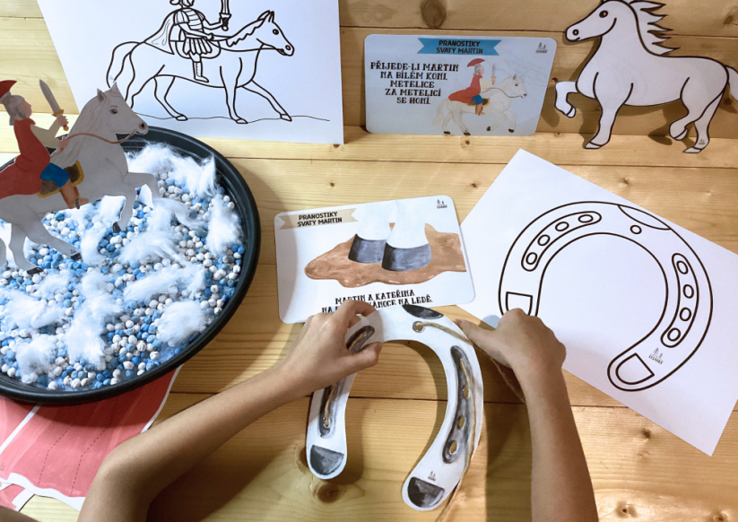 SVATÝ MARTIN - senzorické hraní - PDF: POLOTOVAR 