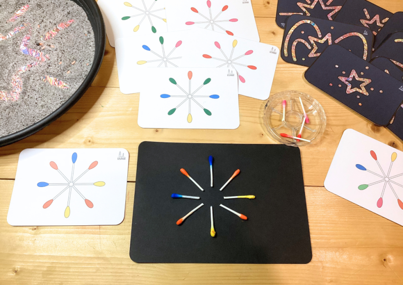 NOVOROČNÍ JISKŘENÍ - SENZORICKÉ HRANÍ - PDF: POLOTOVAR 