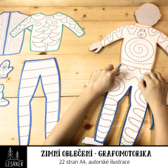 ZIMNÍ OBLEČENÍ - GRAFOMOTORIKA