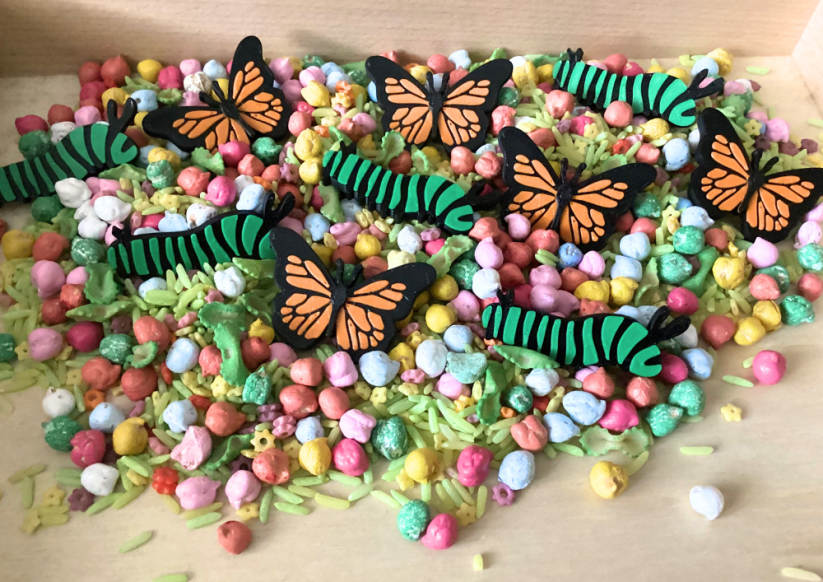 Motýlci a housenky - sada 10ks