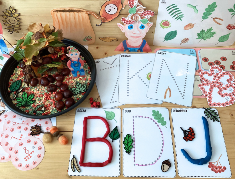 SKŘÍTCI OD JEŘABIN - senzorické hraní - PDF: POLOTOVAR 