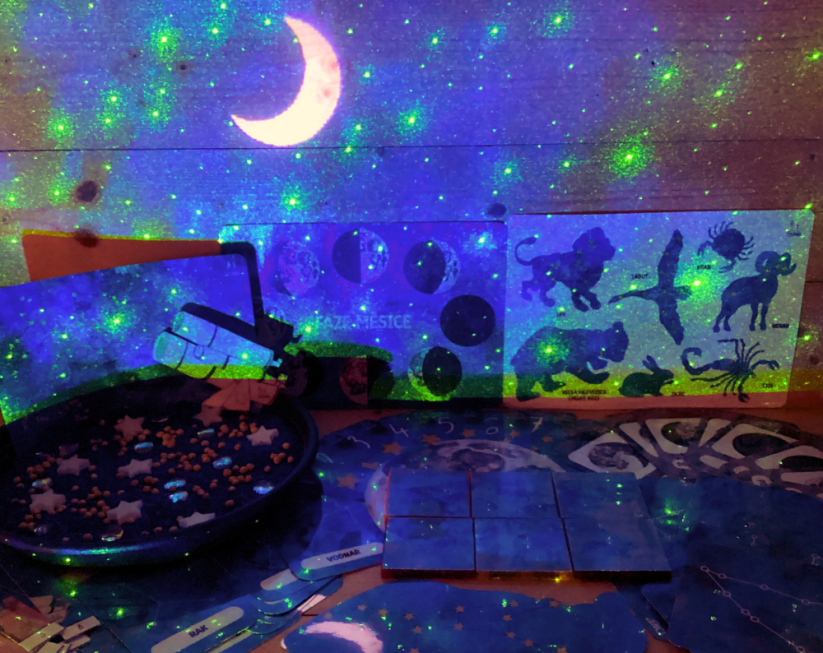 HVĚZDNÉ NEBE - senzorické hraní - PDF: PDF