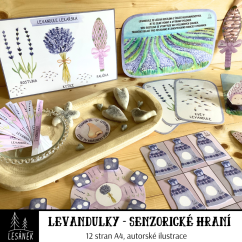 LEVANDULKY - senzorické hraní