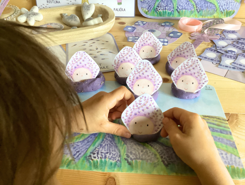 LEVANDULKY - senzorické hraní