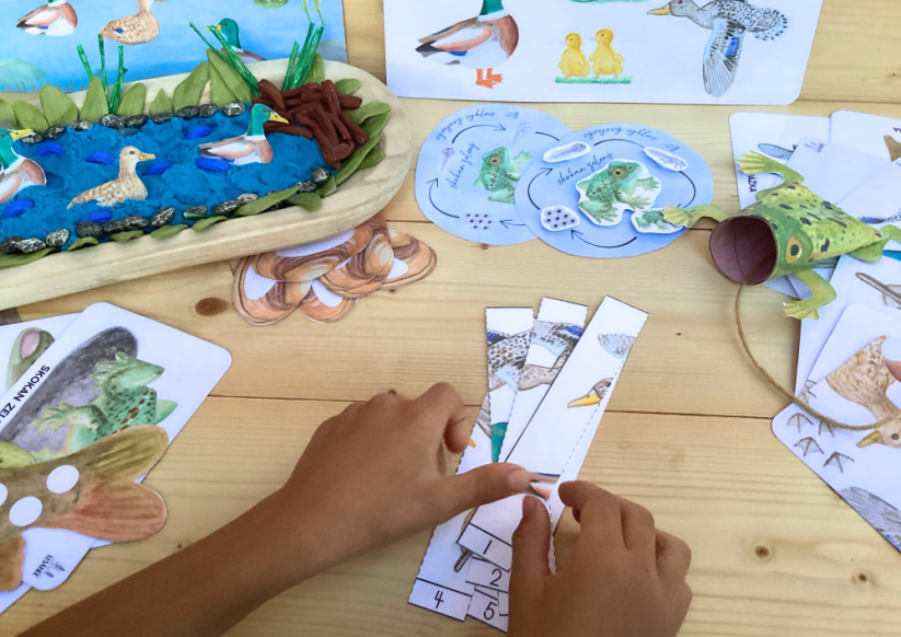 U RYBNÍKA - senzorické hraní