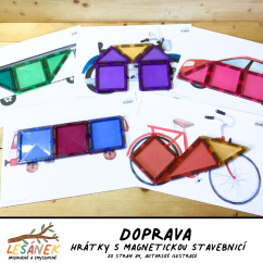 DOPRAVA - HRÁTKY S MAGNETICKOU STAVEBNICÍ
