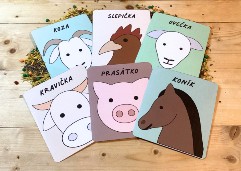 DOMÁCÍ ZVÍŘATA - HMATOVÉ HRY - PDF: POLOTOVAR 