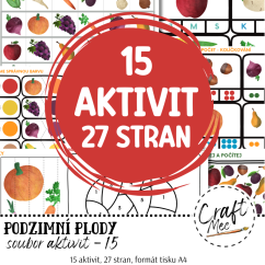 PODZIMNÍ PLODY - SOUBOR 15 AKTIVIT