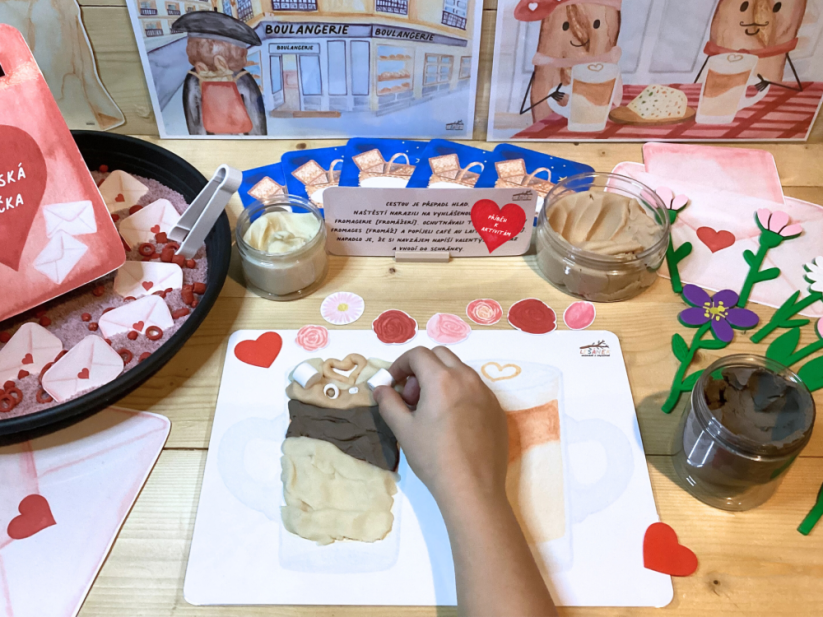 PIERRE A MARGOT VE MĚSTĚ LÁSKY- senzorické hraní - PDF: PDF