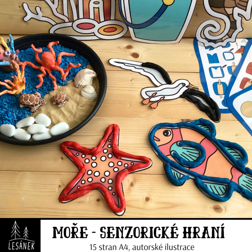 Moře -senzorické hraní - PDF: PDF