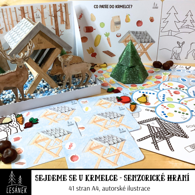 SEJDEME SE U KRMELCE - senzorické hraní
