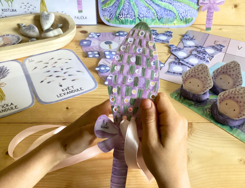 LEVANDULKY - senzorické hraní