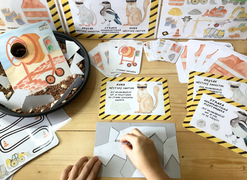 LUPIČI ZE STAVBY - senzorické hraní - PDF: PDF