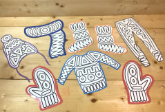 ZIMNÍ OBLEČENÍ - MULTIFUNKČNÍ ŠABLONY