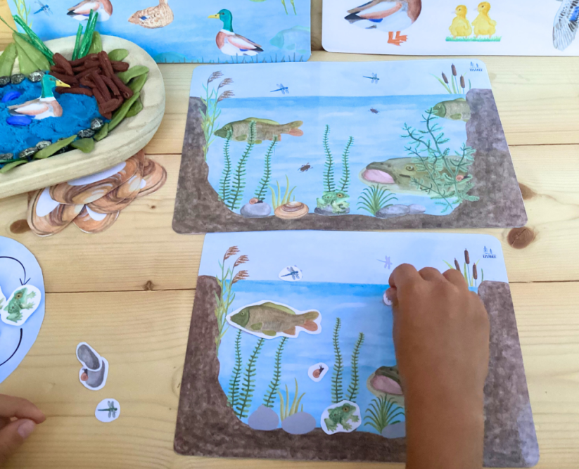 U RYBNÍKA - senzorické hraní