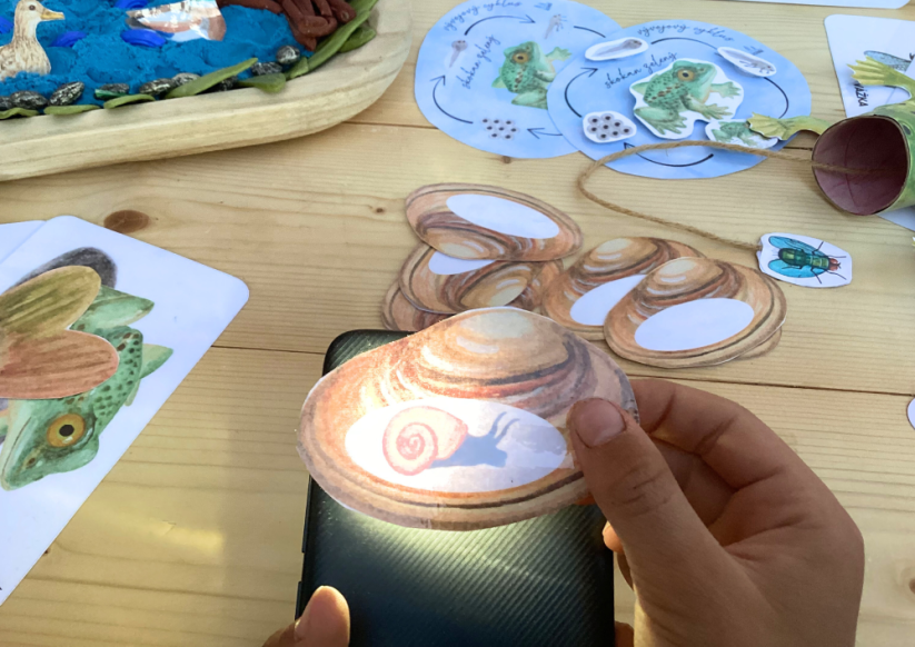 U RYBNÍKA - senzorické hraní