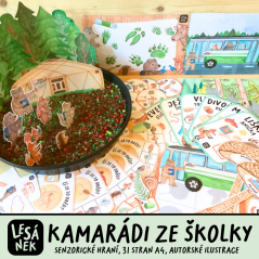 KAMARÁDI ZE ŠKOLKY - SENZORICKÉ HRANÍ