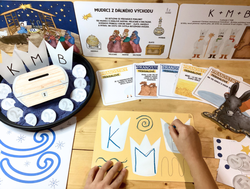 TŘÍKRÁLOVÉ PRANOSTIKY - SENZORICKÉ HRANÍ - PDF: POLOTOVAR 