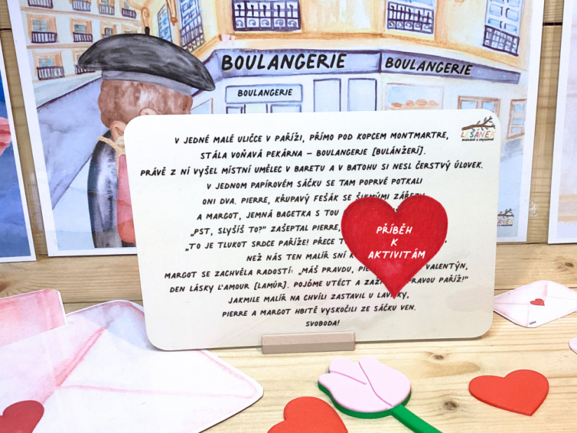 PIERRE A MARGOT VE MĚSTĚ LÁSKY- senzorické hraní - PDF: PDF