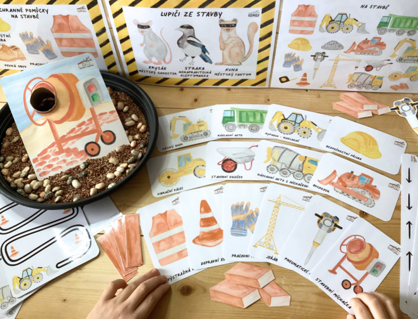 LUPIČI ZE STAVBY - senzorické hraní - PDF: PDF