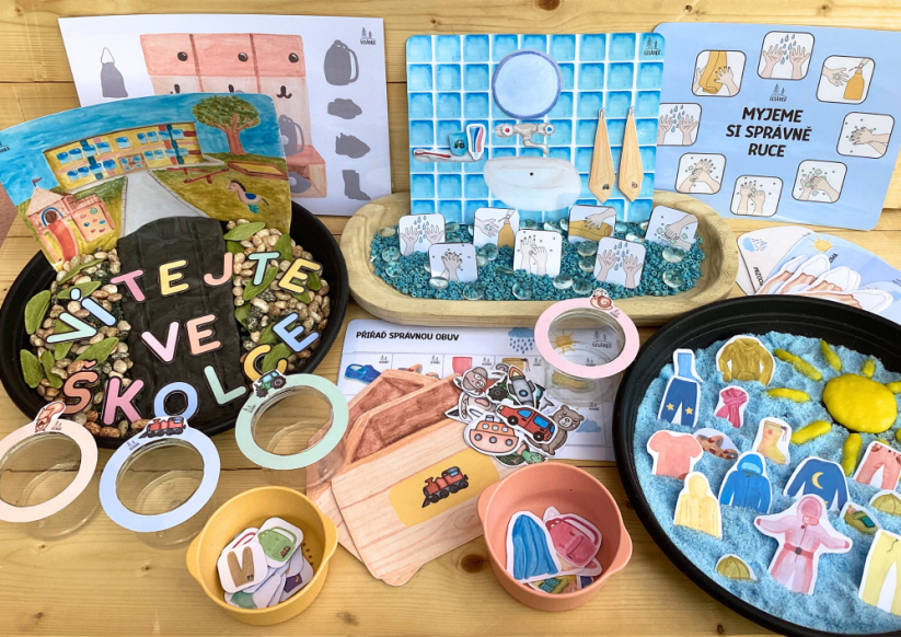 VÍTEJTE VE ŠKOLCE - senzorické hraní