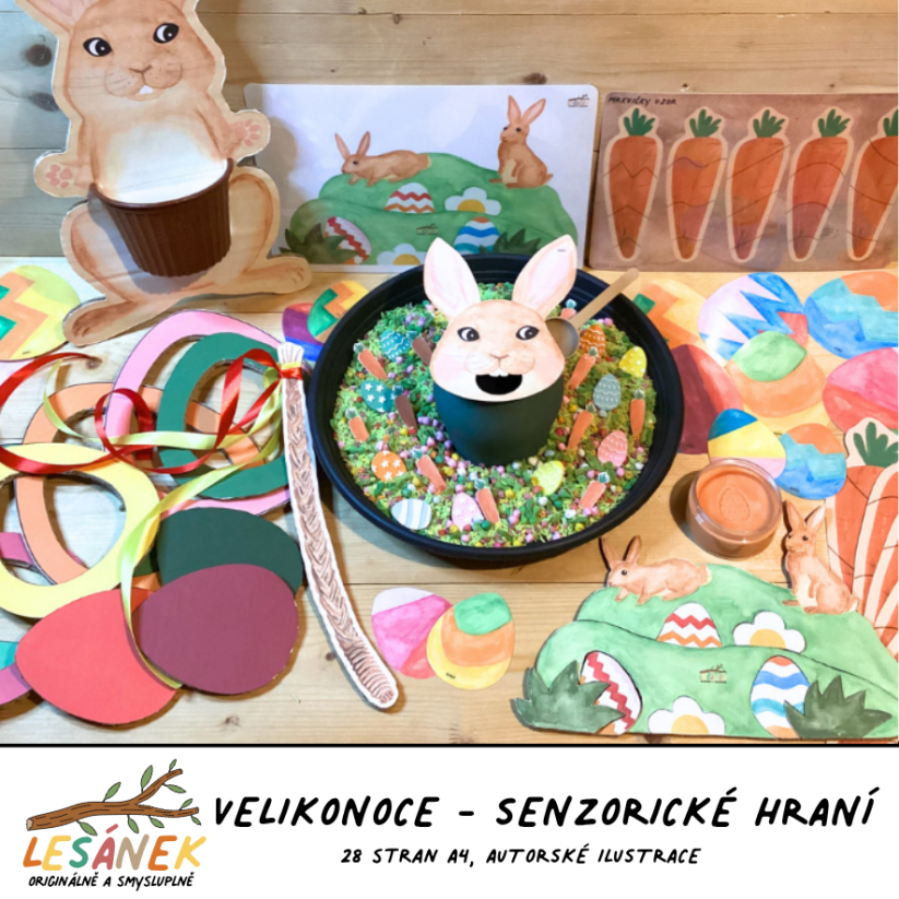 VELIKONOCE- senzorické hraní - PDF: PDF