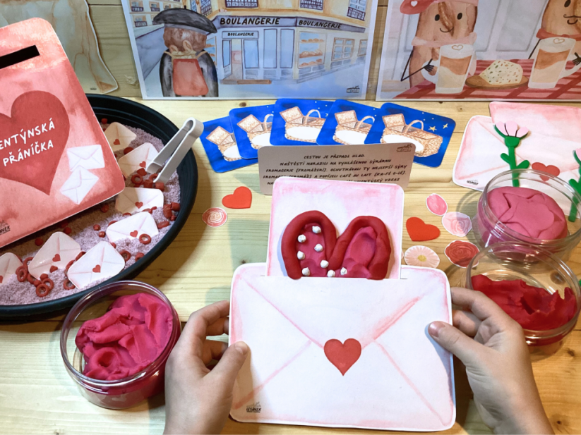 PIERRE A MARGOT VE MĚSTĚ LÁSKY- senzorické hraní - PDF: PDF