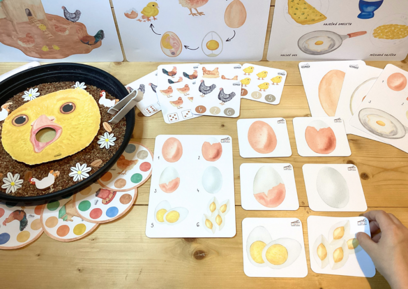 V KURNÍKU - senzorické hraní - PDF: PDF