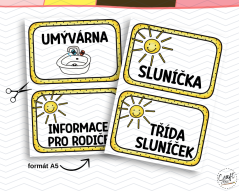 SLUNÍČKA - VÝZDOBA PRO MŠ