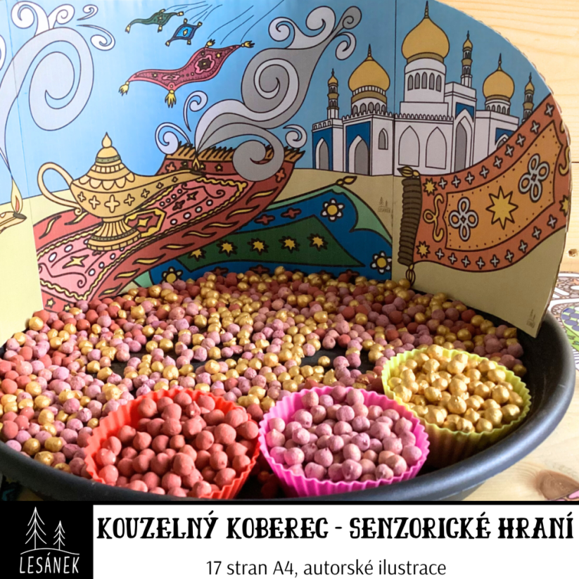 Kouzelný koberec -senzorické hraní - PDF: PDF