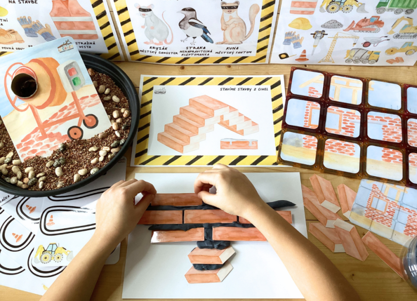 LUPIČI ZE STAVBY - senzorické hraní - PDF: PDF