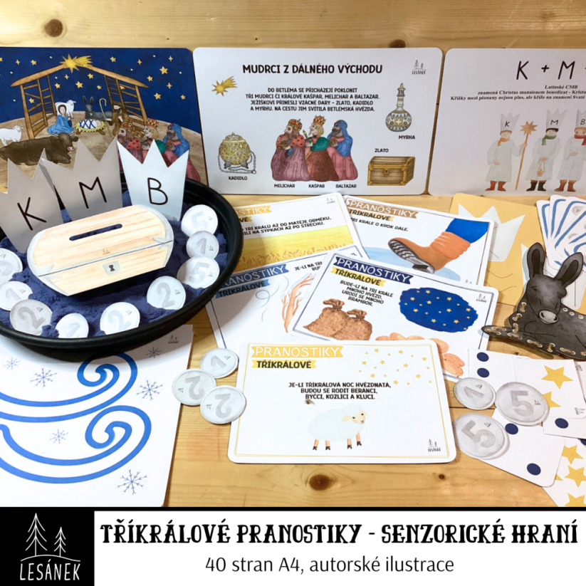 TŘÍKRÁLOVÉ PRANOSTIKY - SENZORICKÉ HRANÍ - PDF: POLOTOVAR 